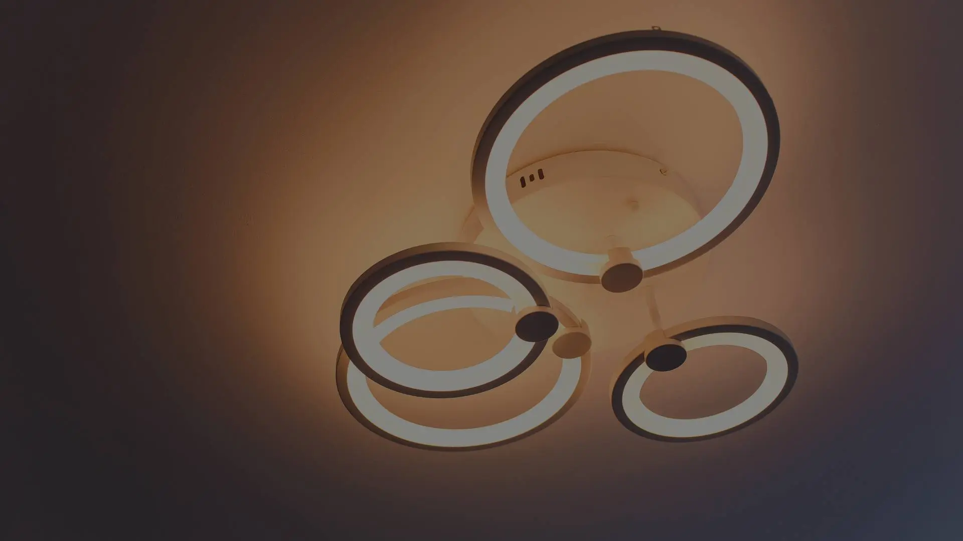Modern LED ring pendant light